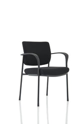 Brunswick Deluxe Black Fabric Back Black Frame BR000223 DD